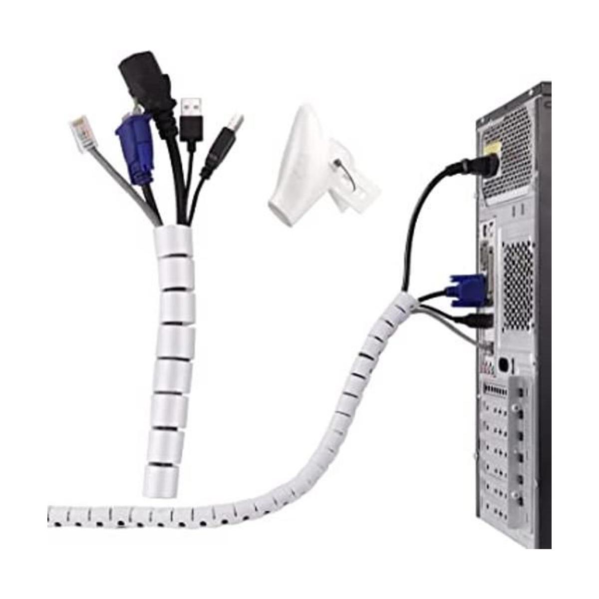 TITACUTE Organizador de tubo de cable funda de tubo en