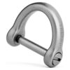 TISUR Anillos en D de titanio con grillete de tornillo_1