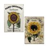 TISOSO Pure Organic Girasol Seeds Metal Tin Sign Vintage_1