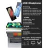 TITACUTE Auriculares USB C para Samsung S21 S20 FE S22 A53_4