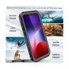 Funda impermeable para iPhone 13 protector de pantalla_3