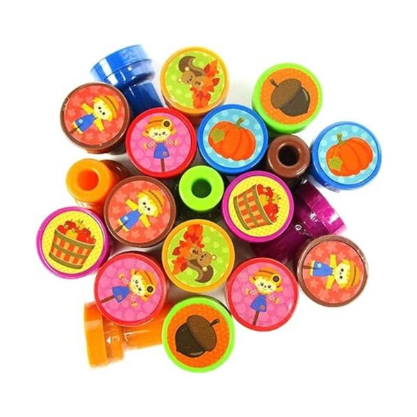 Tiny Mills 24 sellos de otoño para niños sellos surtidos_4