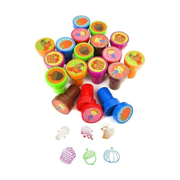 Tiny Mills 24 sellos de otoño para niños sellos surtidos_3