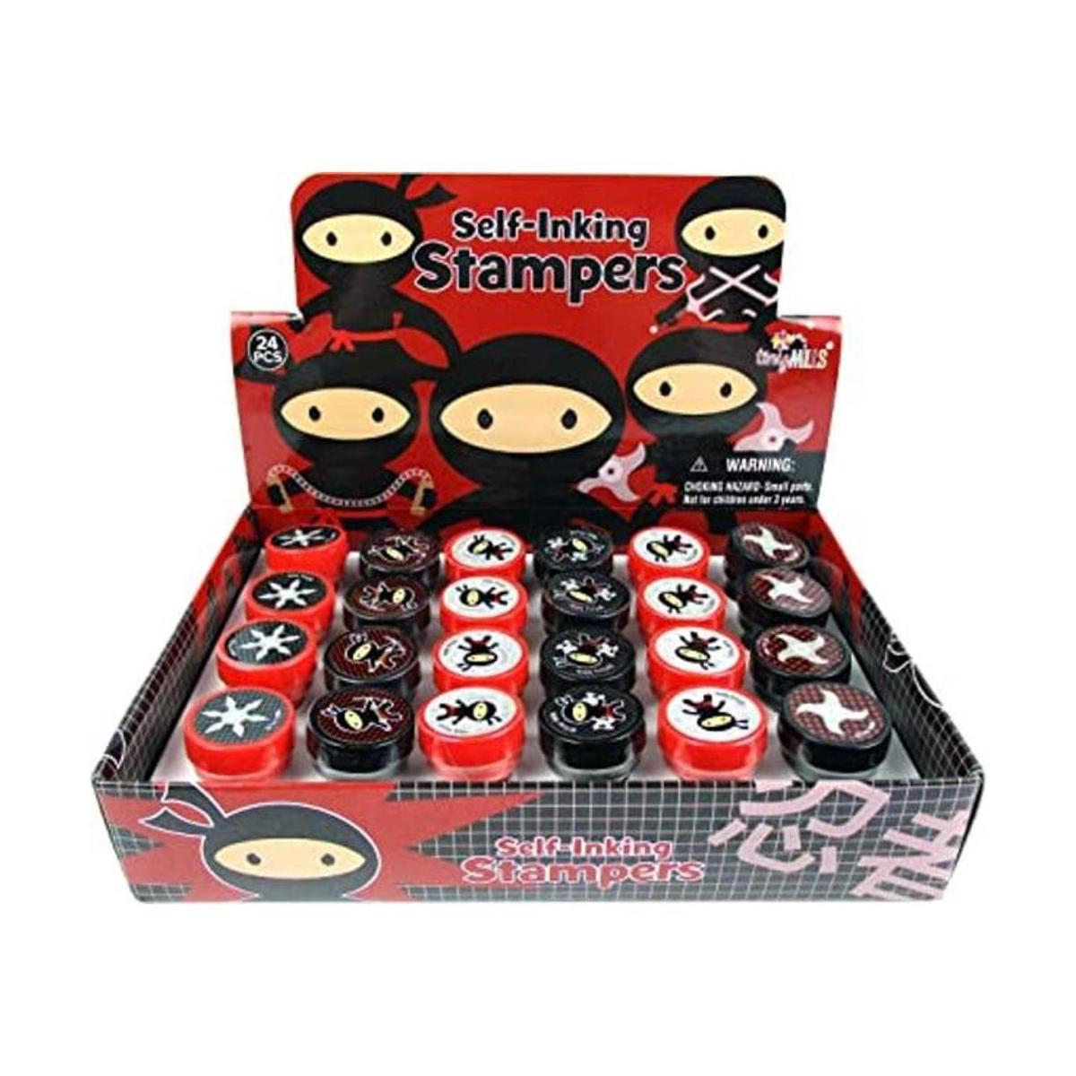 TINYMILLS 24 piezas Ninjas sellos para niños