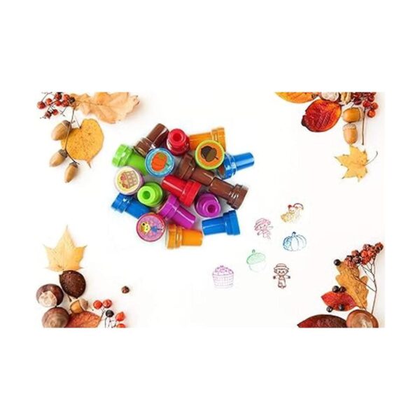 Tiny Mills 24 sellos de otoño para niños sellos surtidos_6