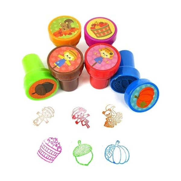 Tiny Mills 24 sellos de otoño para niños sellos surtidos_2