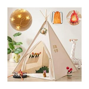 Tienda de campaña Tipi para niños con luces y juguete de