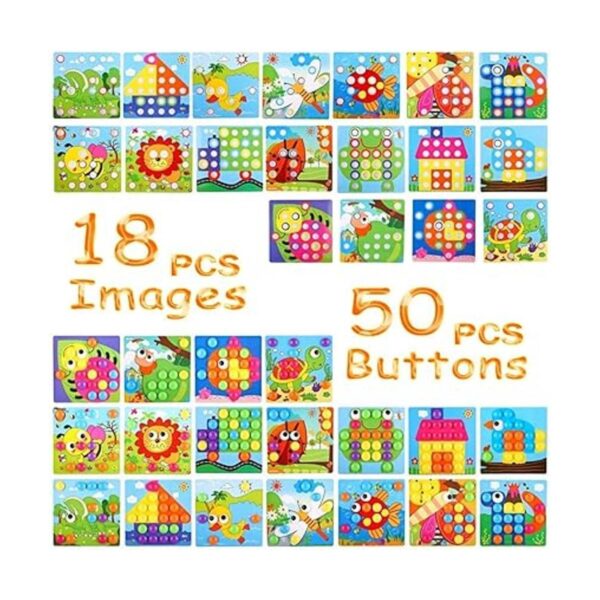 TINOTEEN Juguete de arte con botones para niños pequeños_2