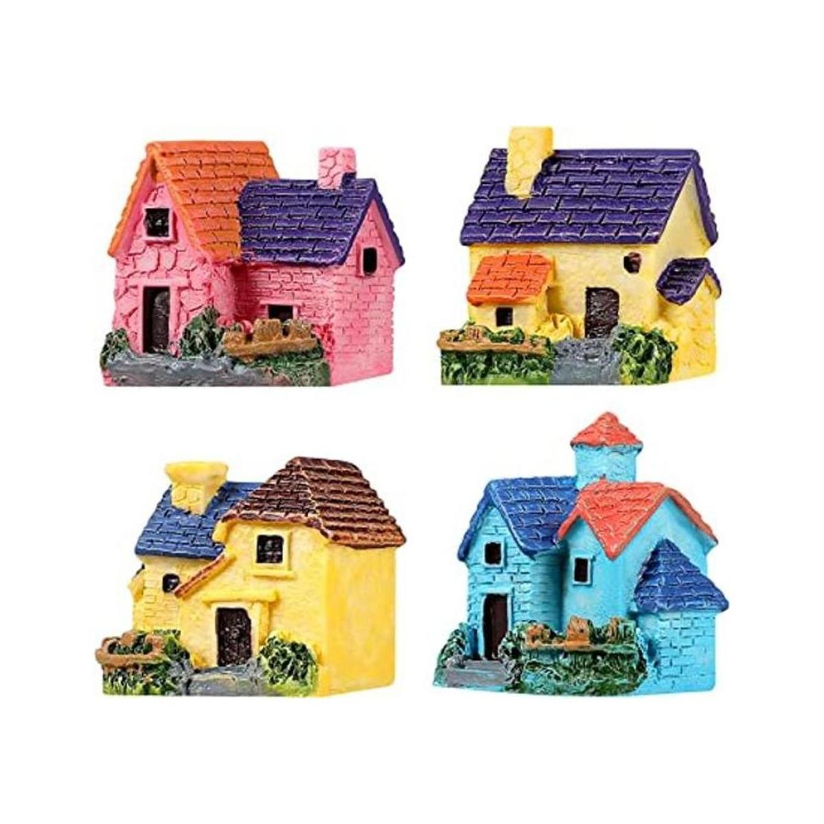 TINKSKY 4pcs miniatura casa de muñecas Bonsai Craft jardín