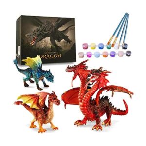 Artesanía para niños juguetes de pintura de dragón 3D con