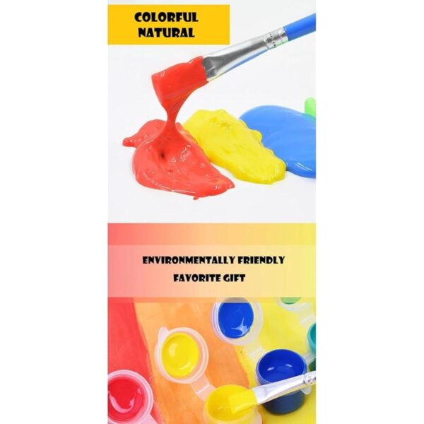 TINDAY Paquete de 2 pinturas enmarcadas por números para