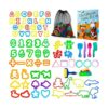 Juego de 77 herramientas de masa para niños accesorios de_1