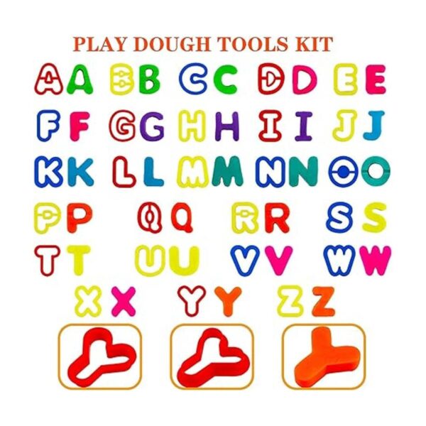 Juego de 77 herramientas de masa para niños accesorios de_4