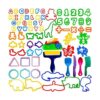 Juego de 77 herramientas de masa para niños accesorios de_2