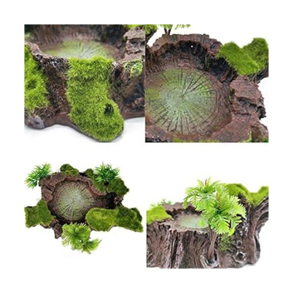 Tihood Bandeja de plástico para reptiles y reptiles con_2