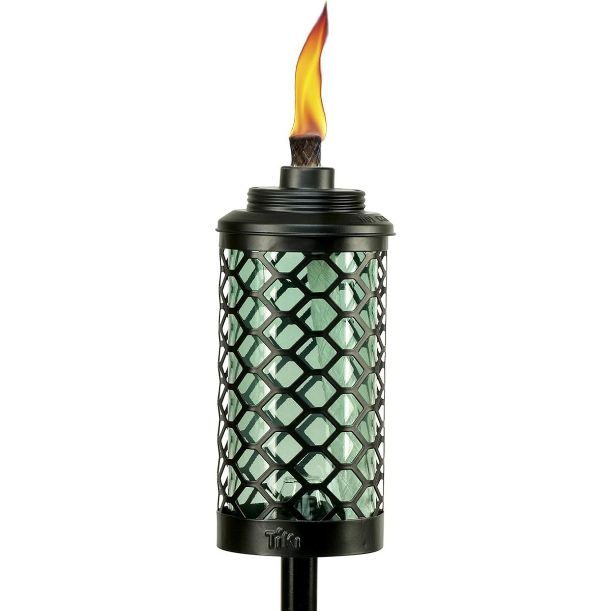 TIKI Brand Antorcha de panal para exteriores color azul