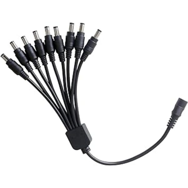 TIGERSECU Adaptador de corriente de cámara de seguridad