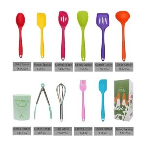 TIBLEN Juego de 18 utensilios de cocina de silicona_2