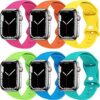 THWALK Paquete de 6 correas compatibles con Apple Watch de_1
