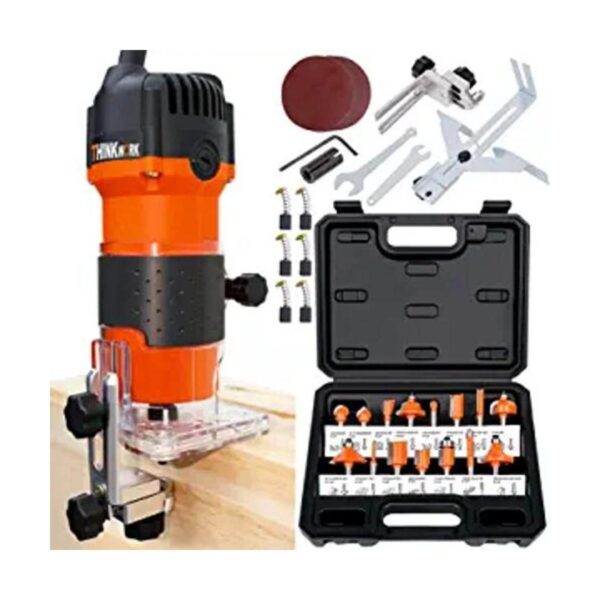 THINKWORK Fresadora compacta 6.5Amp 1.25 HP kit de