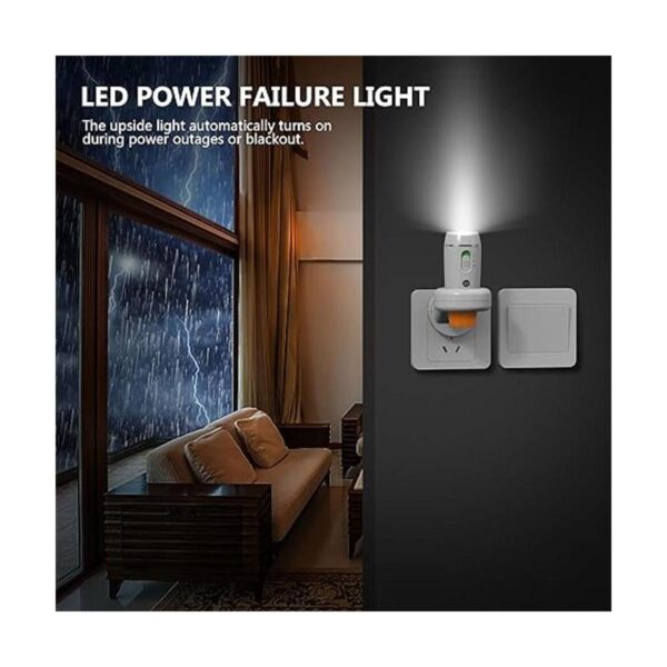 Linterna LED de emergencia luz recargable 3 en 1 luz de_2