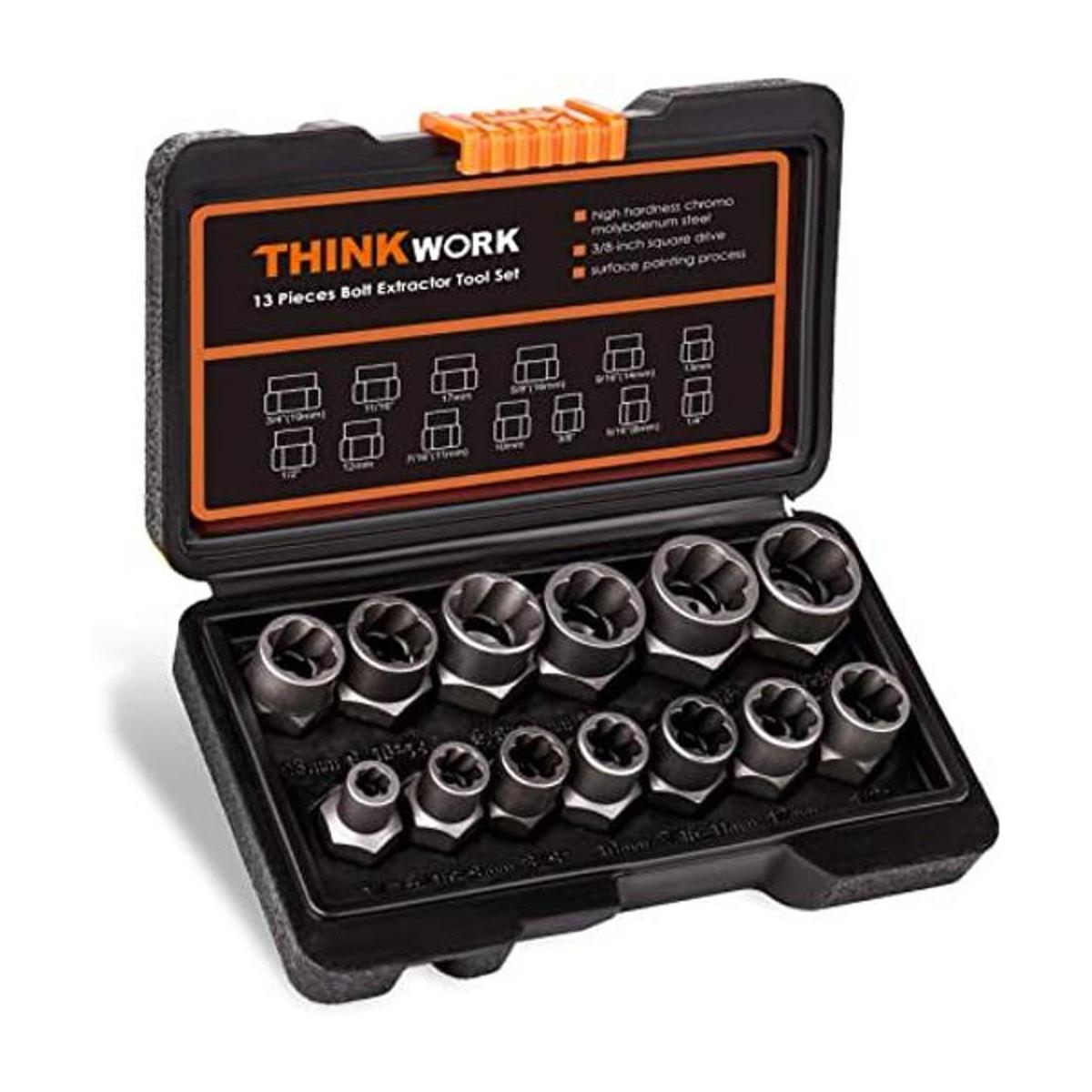 THINKWORK Juego de extractor de pernos juego de 131