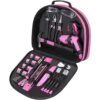 THINKWORK Kit de herramientas rosa de 122 piezas con_2