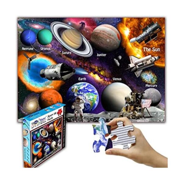 Think2Master Rompecabezas de 100 piezas con sistema solar_1