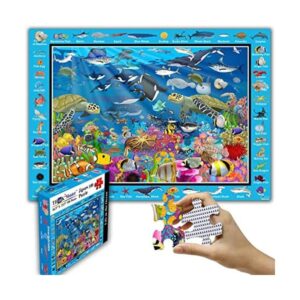 Think2Master Colorful Ocean Life Rompecabezas de 100_1