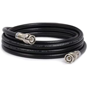 Cable BNC cable negro RG6 HDSDI y SDI con dos conexiones_1