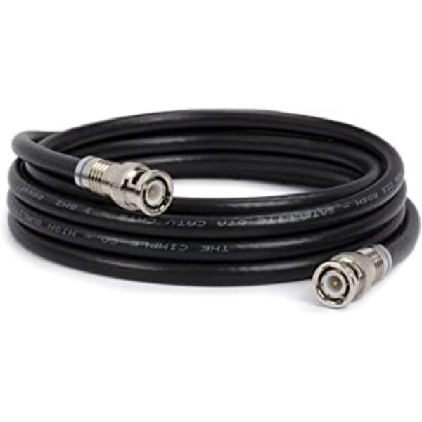 Cable BNC cable negro RG6 HDSDI y SDI con dos conexiones_1