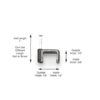 The CIMPLE CO Clips de cable coaxial doble doble o_4
