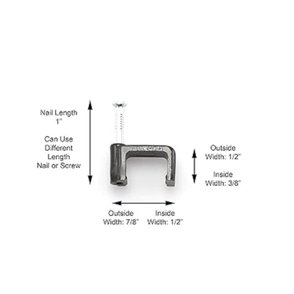 The CIMPLE CO Clips de cable coaxial doble doble o_4
