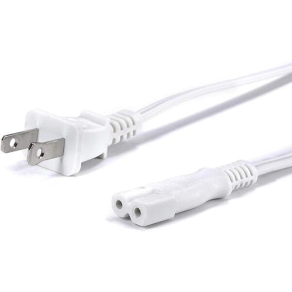 Cable de alimentación polarizado de 2 puntas con núcleo de_1