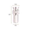 Conector de cable coaxial RG6 atornillado Twist On_4