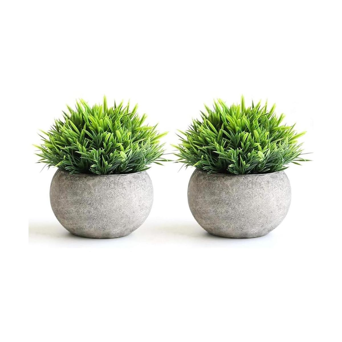 THE BLOOM TIMES 2 piezas de plantas falsas para decoración