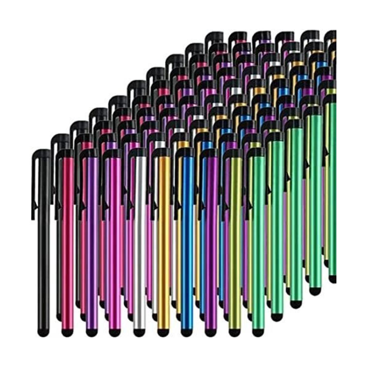 TCD Paquete de 100 lápices capacitivos de metal largo