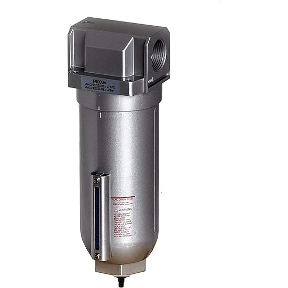 Filtro de humedad de agua de 1.0 in en línea compresor de