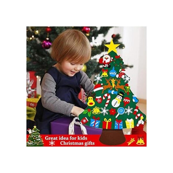 THAWAY rbol de Navidad con 34 piezas de adornos
