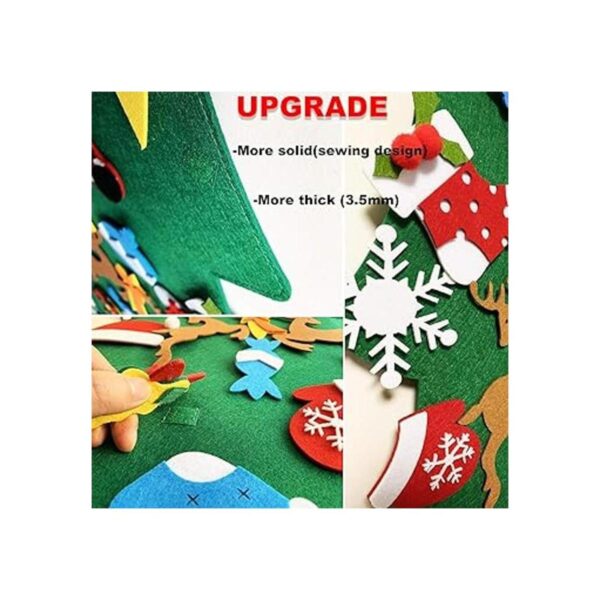 THAWAY rbol de Navidad con 34 piezas de adornos