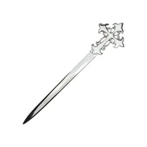 NUEVO cuchillo de plata cruz gótica Abrecartas HomeOffice_1
