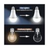 TFOI Bombillas LED de emergencia recargables para el