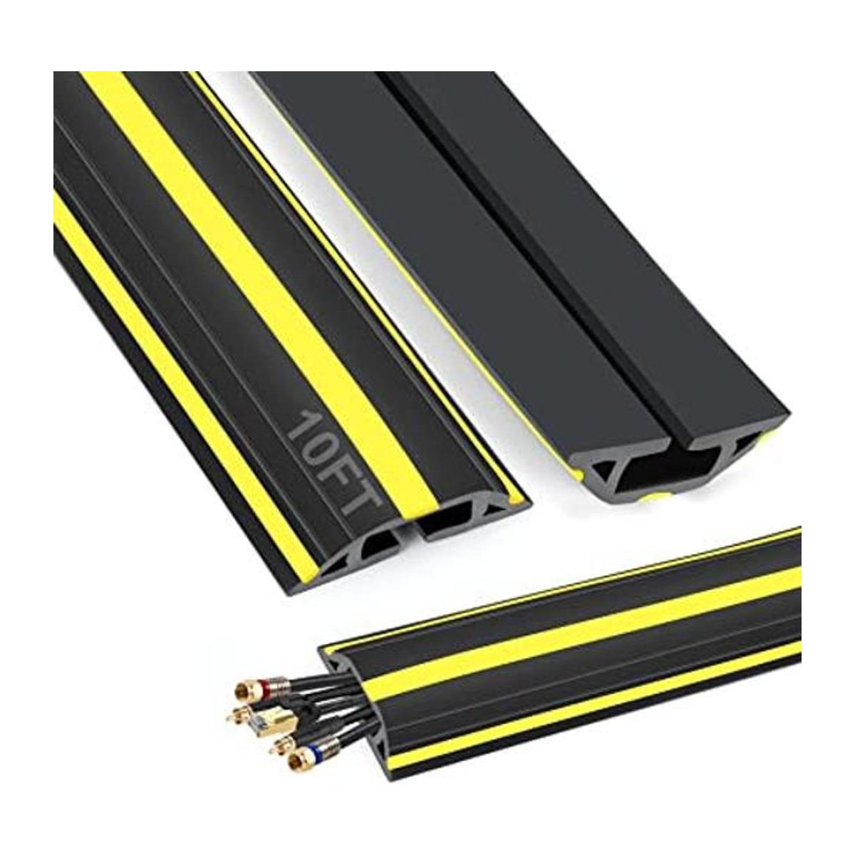 TFMUZERT Protector de cubierta de cable de piso de 10