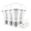 TFOI Bombillas LED de emergencia recargables para el