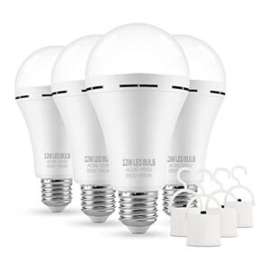TFOI Bombillas LED de emergencia recargables para el