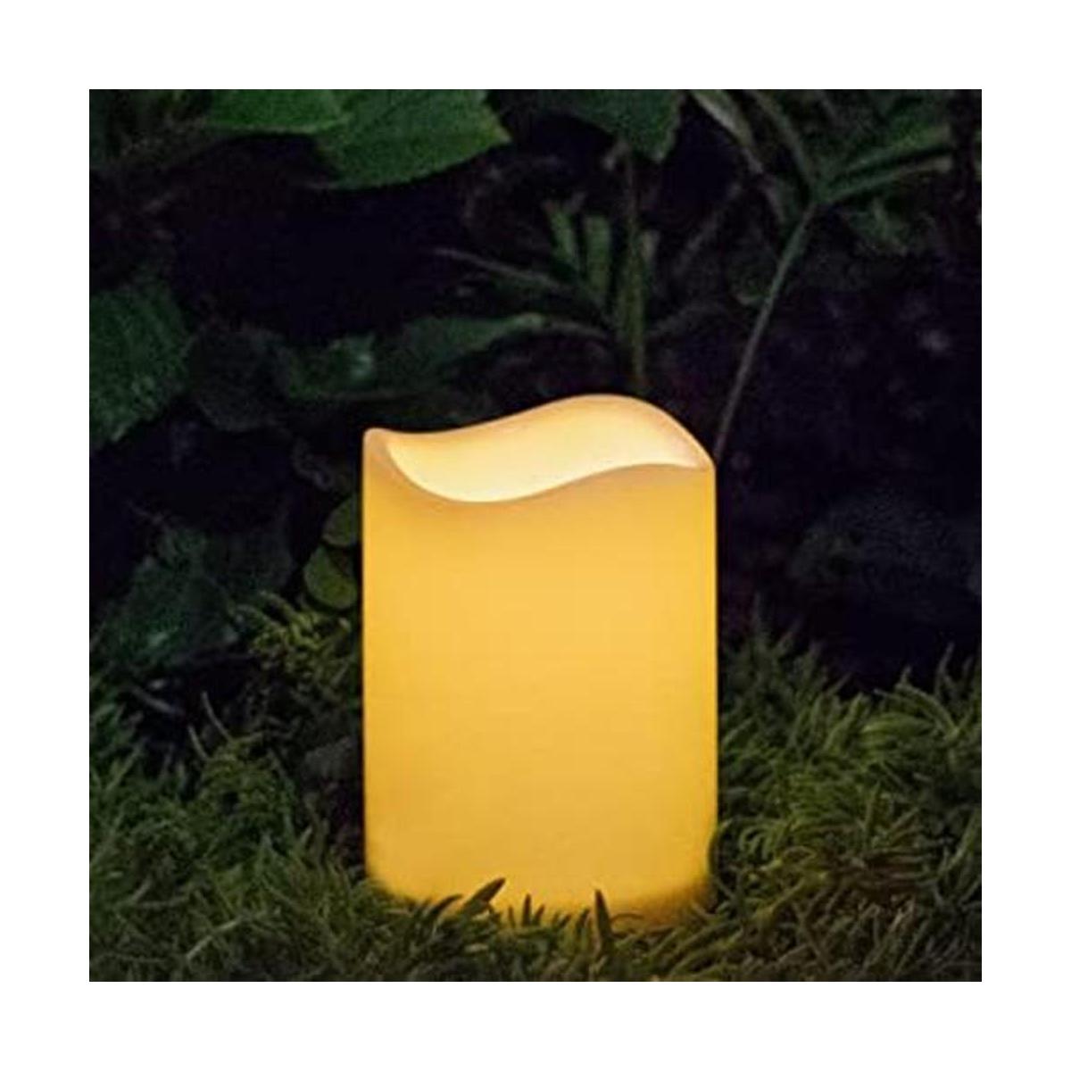 TFROSIM Velas solares impermeables para exteriores con