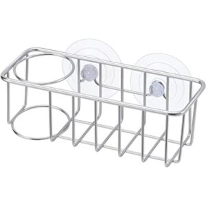 TESOT Sink Caddy Sponge Holder Brush Holder 2 in 1 with_1
