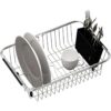 TESOT Estante ajustable para platos sobre el fregadero de