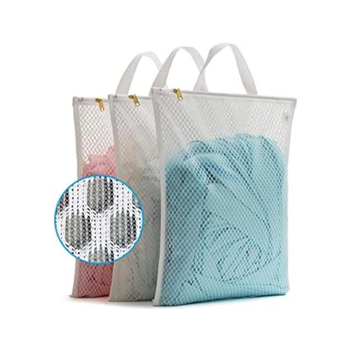 Tenrai Bolsa de lavado de malla con cremallera YKK bolsa