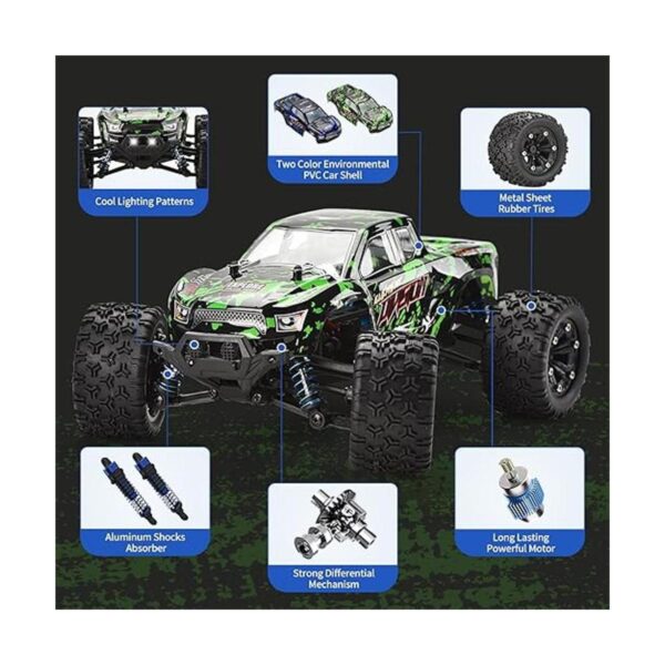 TENSSENX Coches RC a escala 118 de 2.4 GHz auto de_5